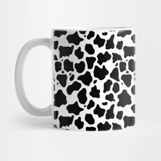 Black and White Cow Print Pattern Mug